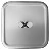Buy Industrial Design Stool - 45cm - New Edition - Metalix Silver 60139 home delivery