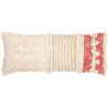 Buy Rectangular Cushion in Boho Bali Style, Cotton cover + filling - Evanora Multicolour 60180 - in the UK