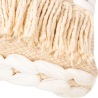 Buy Square Cotton Cushion in Boho Bali Style cover + filling - Hera White 60183 in the United Kingdom