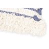 Buy Square Cotton Cushion in Boho Bali Style cover + filling - Laurie Blue 60186 in the United Kingdom