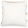 Buy Square Cotton Cushion in Boho Bali Style cover + filling - Serba Cream 60209 at MyFaktory