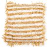 Buy Square Boho Bali Cushion, Raffia cover + filling - Candice Cream 60213 - in the UK