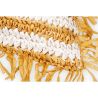 Buy Square Boho Bali Cushion, Raffia cover + filling - Candice Cream 60213 in the United Kingdom