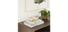Buy Table lamp in vintage style, brass and glass - Ballon Gold 60238 - prices