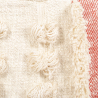 Buy Pouffe Stool in Boho Bali Style, Wood and Cotton - Vanessa Bali Beige 60260 - prices
