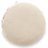 Buy Pouffe Stool in Boho Bali Style, Wood and Cotton - Vanessa Bali Beige 60260 in the United Kingdom