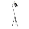 Buy Floor Lamp Grett  - Metal Black 58260 - prices