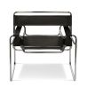 Buy Vasyl Chair - Premium Leather Black 16816 - in the UK