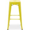 Buy Bar Stool - Industrial Design - 76cm - Metalix Yellow 60148 - in the UK