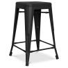 Buy Bistrot Metalix Stool  Matte Metal - 60cm - New edition Black 60324 - prices