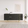 Buy Sideboard in vintage style - Fros Black 60358 - in the UK