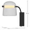 Buy Wall lamp in modern design, smoked glass - Nam Smoke 60391 - in the UK