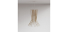 Buy Gold Ceiling Lamp - Design Pendant Lamp - Cosmo Gold 60394 - in the UK