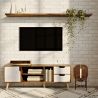 Buy Table lamp in modern design, metal and glass - Crada Amber 60396 at MyFaktory