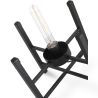 Buy Table lamp in modern design, metal and glass - Crada Amber 60396 - in the UK