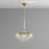Buy Pendant lamp, globe chandelier in modern design, 9 glass globes - Plaus White 60405 in the United Kingdom
