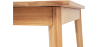 Buy Scandinavian style extendable dining table in wood 160/200CM - Cire Natural wood 60413 at MyFaktory