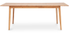 Buy Scandinavian style extendable dining table in wood 160/200CM - Cire Natural wood 60413 with a guarantee