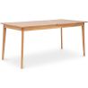 Buy Scandinavian style extendable dining table in wood 160/200CM - Cire Natural wood 60413 in the United Kingdom
