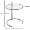 Buy F1027 Adjustable Table - Steel Steel 15421 home delivery