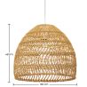 Buy Rattan Ceiling Lamp - Boho Bali Design Pendant Lamp - 60cm - Seam Natural wood 60440 - prices