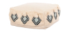 Buy Pouffe Boho Bali , Square in Cotton - Iris Bali Cream 60245 - prices