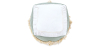Buy Pouffe Boho Bali , Square in Cotton and wool- Janet Bali Multicolour 60248 in the United Kingdom