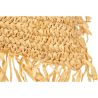 Buy Square Boho Bali Cushion, Raffia cover + filling - Alizon Natural 60197 in the United Kingdom