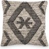 Buy Square Cotton Cushion in Boho Bali Style cover + filling - Rose Black 60192 - in the UK