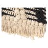 Buy Square Cotton Cushion in Boho Bali Style cover + filling - Wenda Black 60202 in the United Kingdom