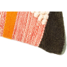 Buy Square Cushion in Boho Bali Style, Cotton & Wool cover + filling - Eunice Multicolour 60230 in the United Kingdom