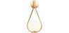 Buy Wall lamp in modern style, glass - Drop Gold 60239 - in the UK