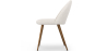 Buy Dining Chair - Upholstered in Bouclé Fabric - Scandinavian - Bennett White 60480 with a guarantee