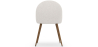 Buy Dining Chair - Upholstered in Bouclé Fabric - Scandinavian - Bennett White 60480 - in the UK