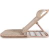 Buy Beach Chair in Rattan, Boho Bali Design - Manra Natural 60307 at MyFaktory