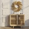 Buy Natural Wood Sideboard - Boho Bali Design - 2 doors - Wada Natural 60510 - prices