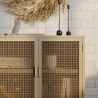 Buy Natural Wood Sideboard - Boho Bali Design - 2 doors - Wada Natural 60510 at MyFaktory
