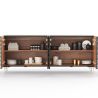 Buy Wooden Design Sideboard - Black - Prana Black 60343 in the United Kingdom