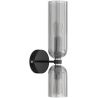 Buy Lamp Wall Light - Crystal and Metal - Hat Smoke 60523 in the United Kingdom