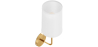 Buy Lamp Wall Light - Gold with Fabric Shade - Sawe Gold 60524 - prices