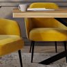 Buy Rectangular Dining Table - Industrial - Wood and Metal - Alise Natural wood 60608 - prices