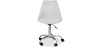 Buy Upholstered Desk Chair with Wheels - Tulipe Light grey 60613 - in the UK