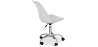 Buy Upholstered Desk Chair with Wheels - Tulipe Light grey 60613 in the United Kingdom
