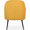 Buy Velvet upholstered Armchair - Jeve Yellow 60548 in the United Kingdom