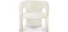 Buy Upholstered Dining Chair - White Boucle - Alexa White 60551 - in the UK