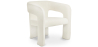 Buy Upholstered Dining Chair - White Boucle - Alexa White 60551 at MyFaktory
