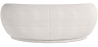 Buy Curved Sofa - 3 Seater - Boucle Fabric - Onda White 60628 - in the UK