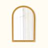Buy Arched Rattan Wall Mirror - Boho Bali - Bulán Natural 60637 - in the UK