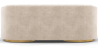 Buy 3/4-Seater Velvet Upholstered Sofa - Treya White 60648 in the United Kingdom