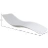 Buy Design Swimming Pool Lounger - Matte White - Varo White 60654 - in the UK